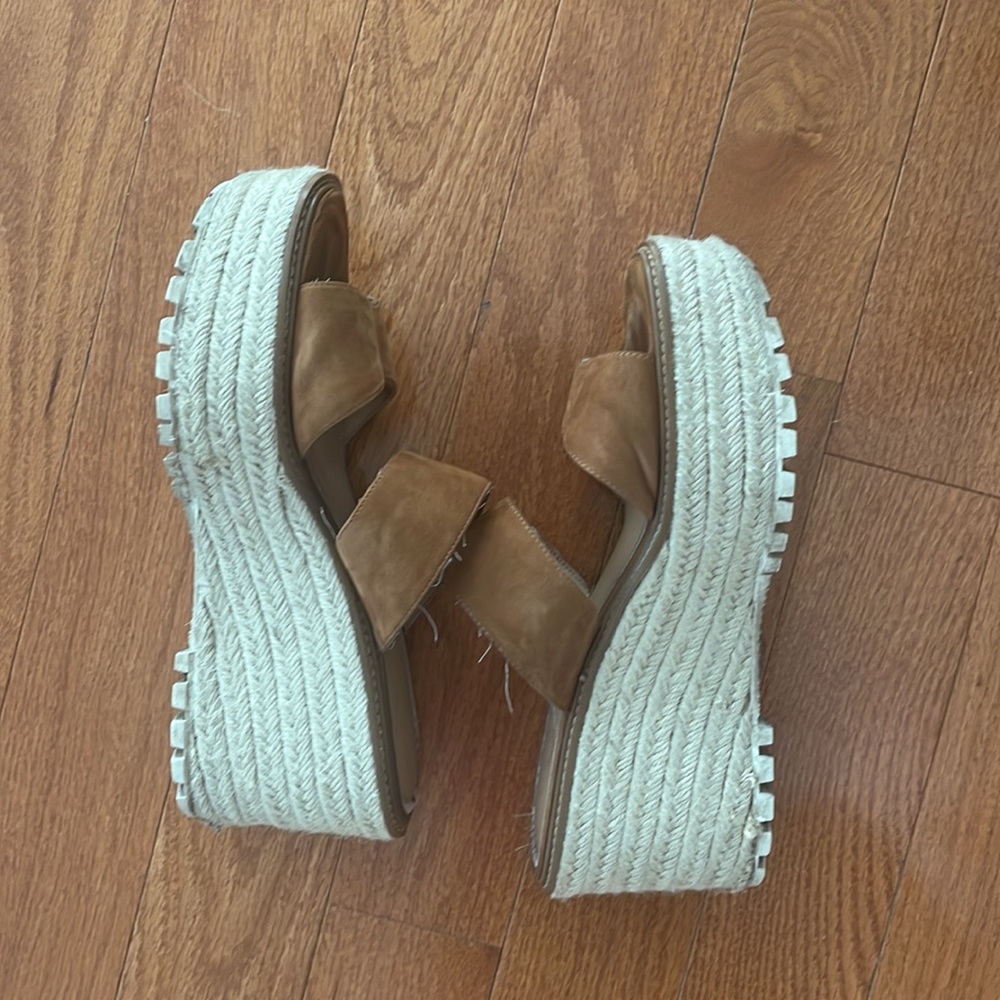 Size 10 Sam Edelman Platform Heel wedges - Picture 3 of 4